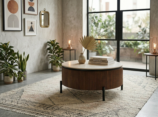 Aqua Keramik Couchtisch