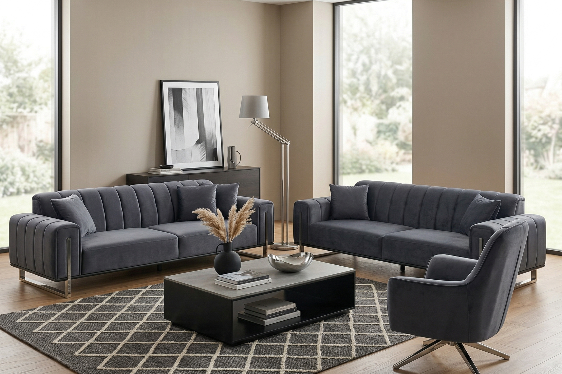 Lucas Line Sofa Set – My Konfor Möbel
