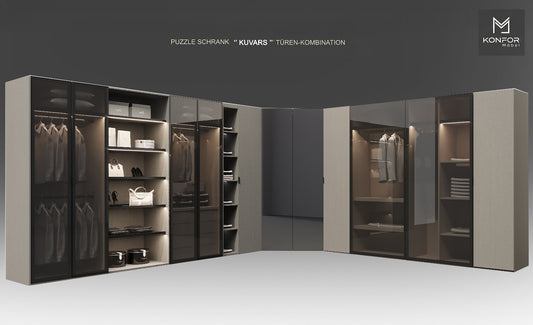 Wittori Puzzle Kleiderschrank