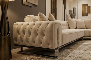 Lucas Grid Ecksofa Set (LG)