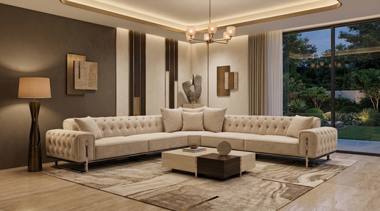 Lucas Grid Ecksofa Set (LG)