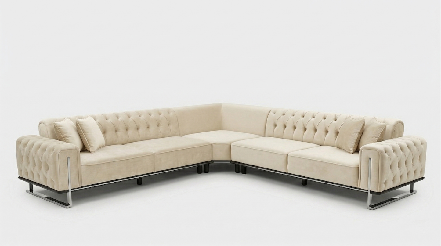 Lucas Grid Ecksofa Set (LG)