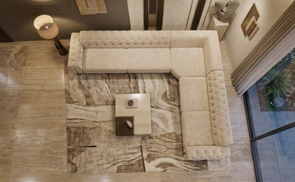 Lucas Grid Ecksofa Set (LG)