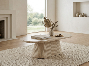 Kimberly CT Oval Flinstone Couchtisch