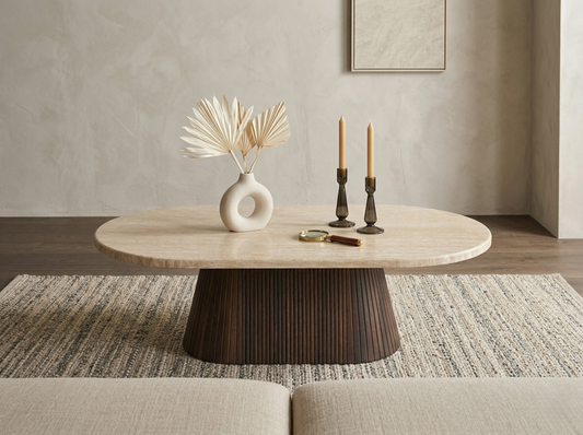 Kimberly CT Oval Flinstone Couchtisch