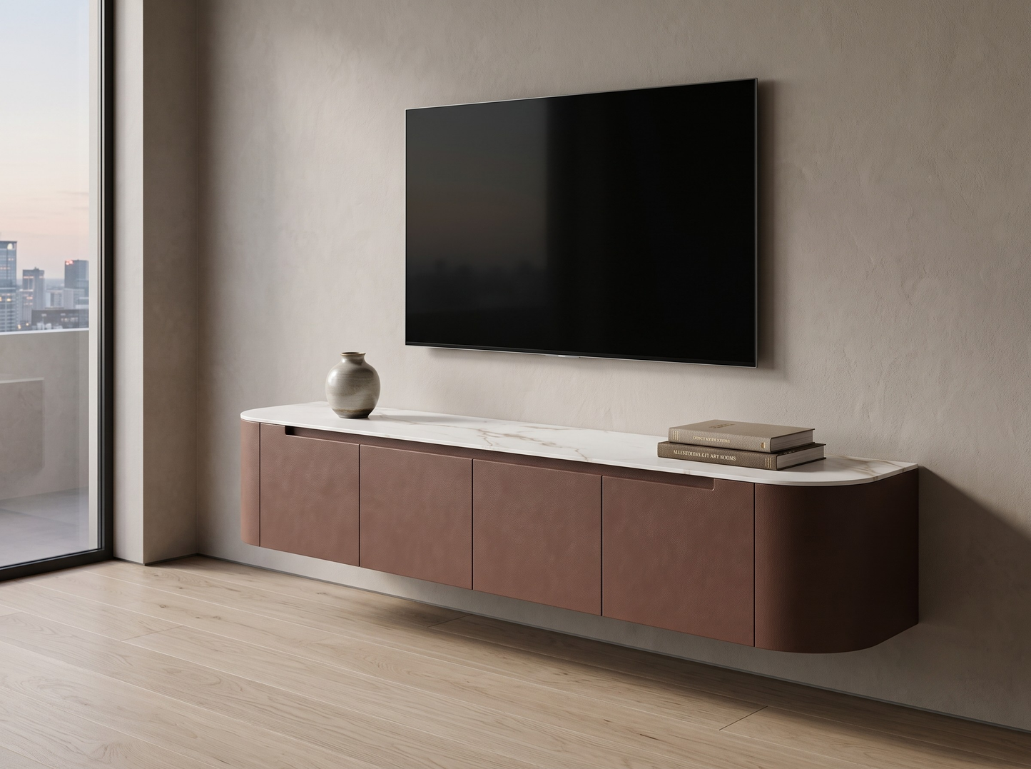 Isabella TV-Board Braun