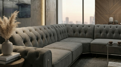 Lucas Grid Ecksofa