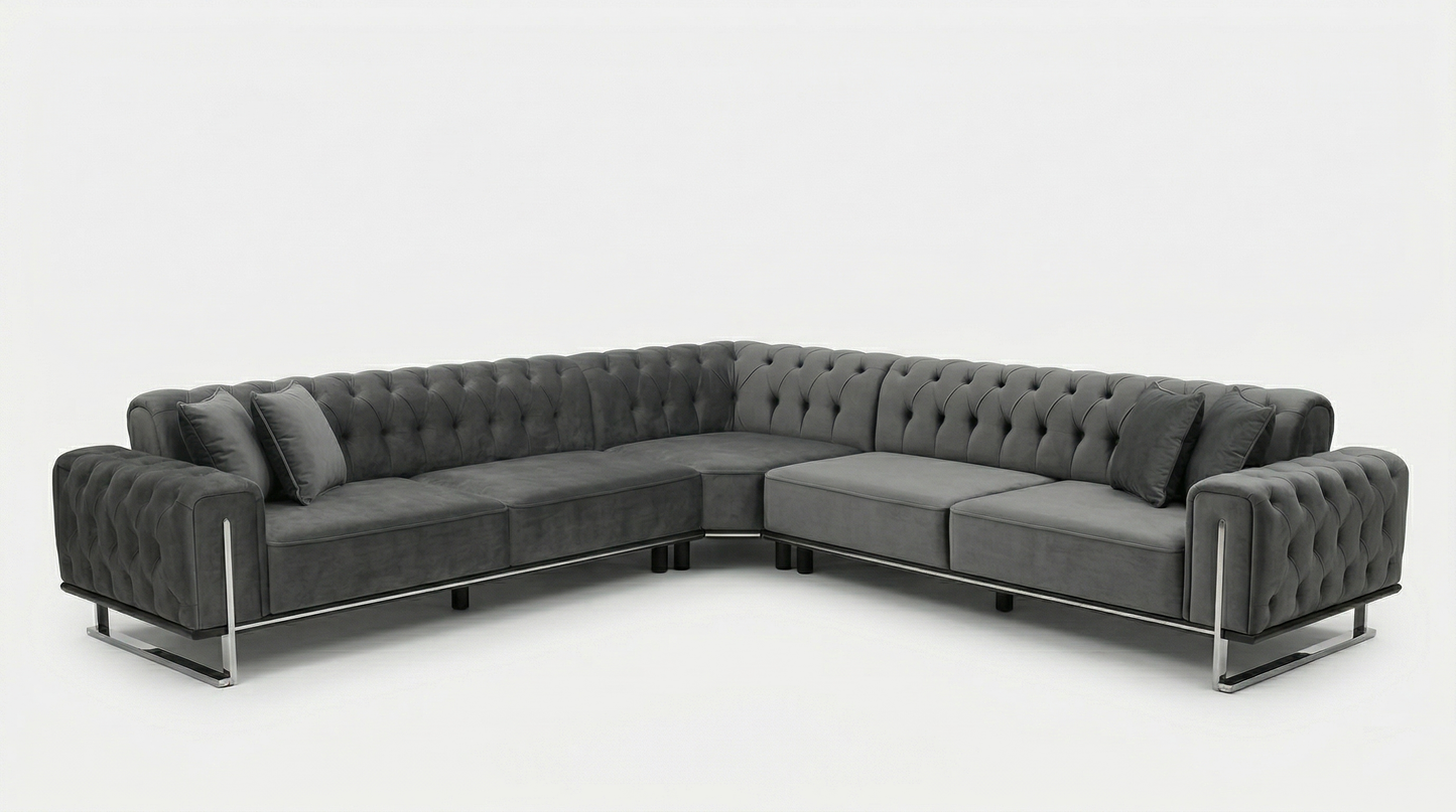Lucas Grid Ecksofa