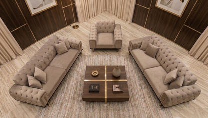 Lucas Grid Sofa Set