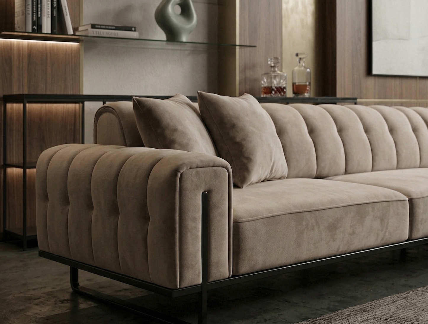 Lucas Line Ecksofa Set (LG)