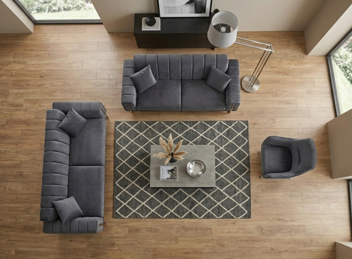 Lucas Line Sofa Set (LG)