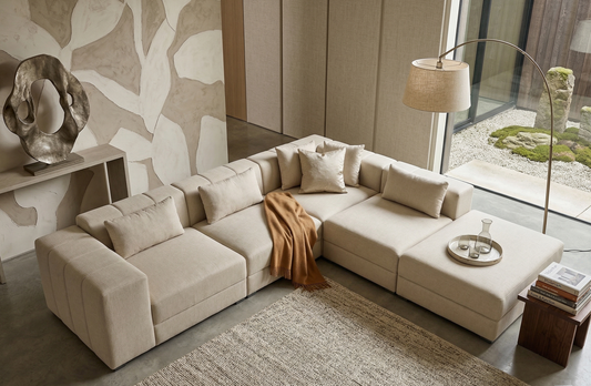 Mimoza Relax Ecksofa Set (LG)