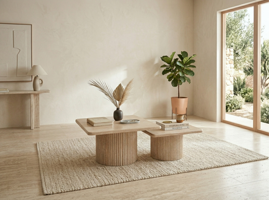 Sasy Flinstone Marble Couchtisch