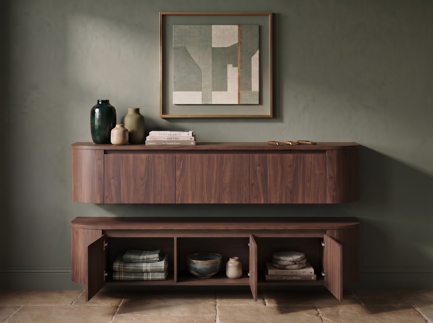 Plain TV-Board Braun