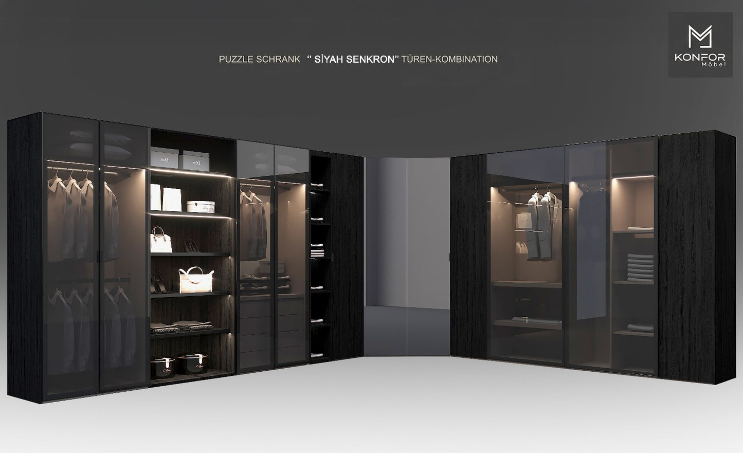 Wittori Puzzle Kleiderschrank