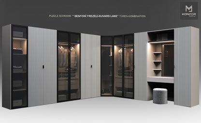Wittori Puzzle Kleiderschrank