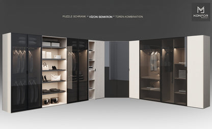 Wittori Puzzle Kleiderschrank