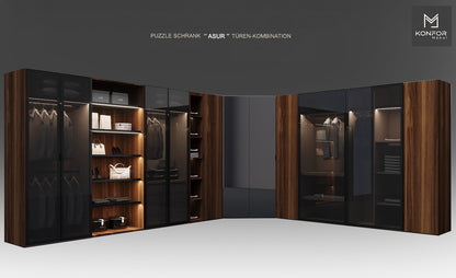 Wittori Puzzle Kleiderschrank